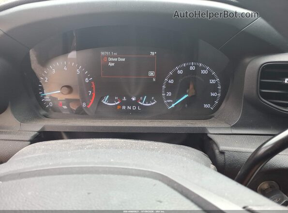 1FM5K8AB8MGC17965 2021 FORD POLICE INTERCEPTOR Black უკანა სავარძლების ხედი