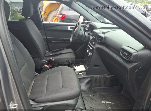 1FM5K8AB8MGC17965 2021 FORD POLICE INTERCEPTOR Black წინა სალონის ხედი