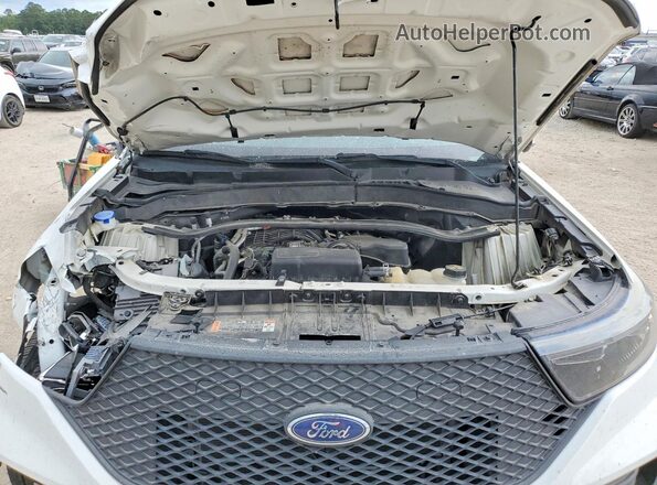 1FM5K8AB8MGC44809 2021 FORD EXPLORER White Engine compartment view