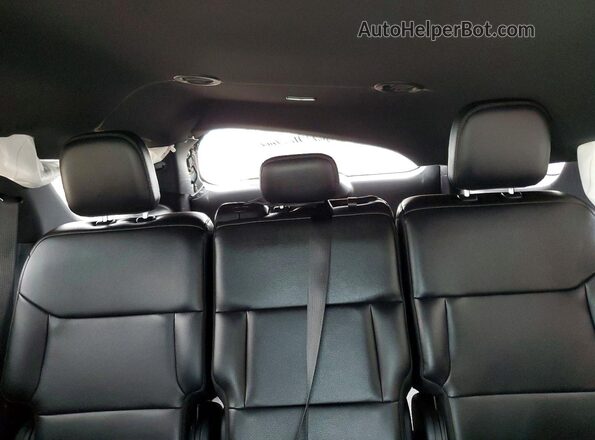 1FM5K8AB8MGC44809 2021 FORD EXPLORER White Rear seats view