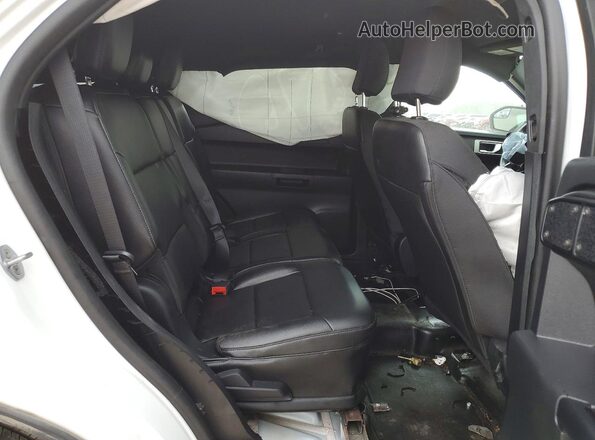 1FM5K8AB8MGC44809 2021 FORD EXPLORER White Rear interior view