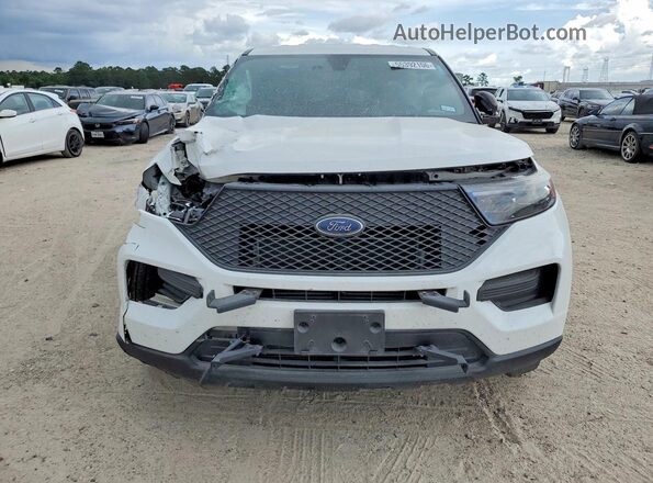1FM5K8AB8MGC44809 2021 FORD EXPLORER White Front view