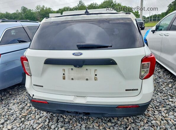 1FM5K8AB8NGC42883 2022 FORD EXPLORER White Vista trasera