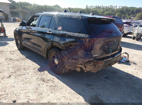 1FM5K8AB9MGA18861 2021 FORD POLICE INTERCEPTOR Black Trasero izquierdo