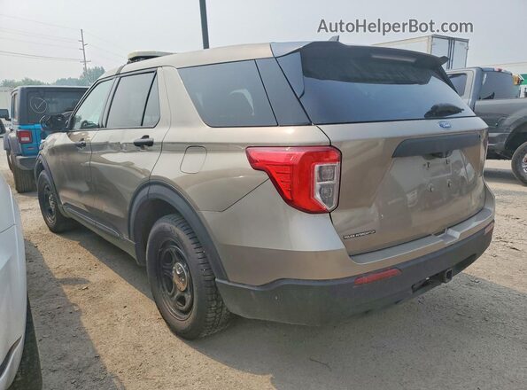 1FM5K8AB9MGC31132 2021 FORD EXPLORER Gold Tył lewy