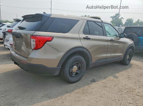 1FM5K8AB9MGC31132 2021 FORD EXPLORER Gold Tył prawy