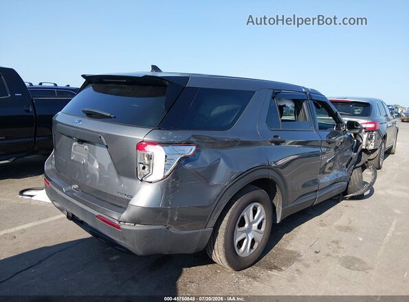 1FM5K8AB9NGC43167 2022 FORD POLICE INTERCEPTOR Gray Tył prawy
