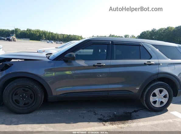 1FM5K8AB9NGC43167 2022 FORD POLICE INTERCEPTOR Gray Widok wnętrza 360 stopni