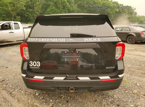 1FM5K8ABXMGC41782 2021 FORD EXPLORER Черный Вид сзади
