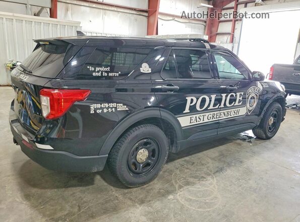 1FM5K8ABXMGC41782 2021 FORD EXPLORER Черный Задняя правая четверть