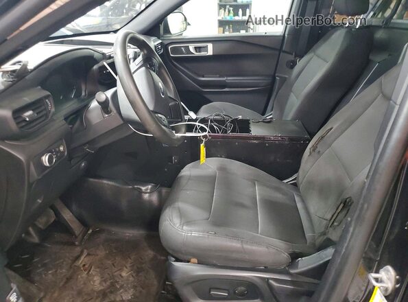 1FM5K8ABXMGC41782 2021 FORD EXPLORER Черный Вид салона спереди