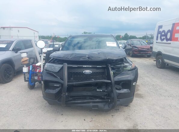 1FM5K8ABXPGA17318 2023 FORD POLICE INTERCEPTOR Black წინა ხედი