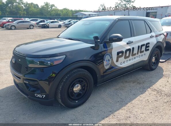 1FM5K8AC0SGA54847 2025 FORD POLICE INTERCEPTOR Черный Передняя левая четверть