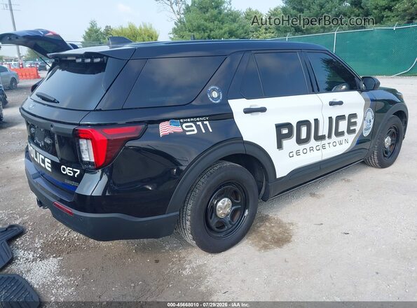 1FM5K8AC0SGA54847 2025 FORD POLICE INTERCEPTOR Черный Задняя правая четверть