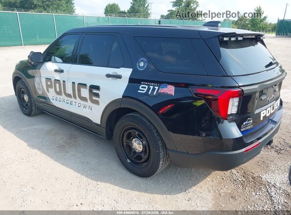 1FM5K8AC0SGA54847 2025 FORD POLICE INTERCEPTOR Черный Задняя левая четверть
