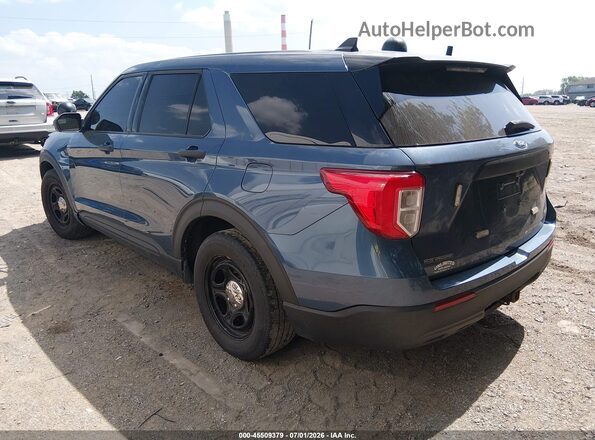 1FM5K8AC1MNA03047 2021 FORD POLICE INTERCEPTOR Blue Задня ліва чверть