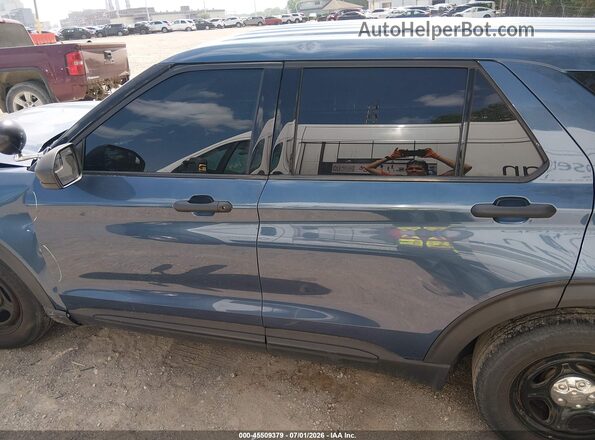 1FM5K8AC1MNA03047 2021 FORD POLICE INTERCEPTOR Blue Панорамний вид салону 360°
