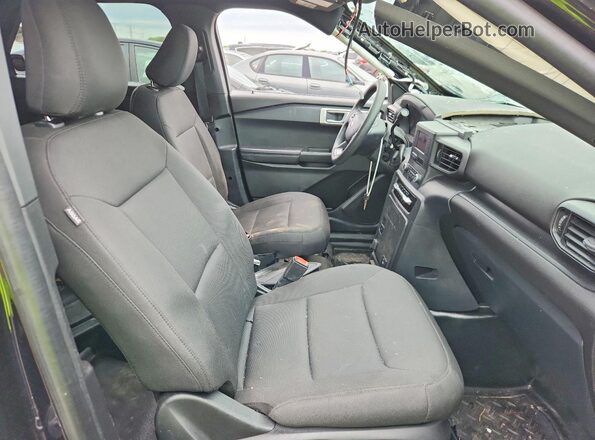 1FM5K8AC1NGB76945 2022 FORD EXPLORER Black Հետևի նստատեղերի տեսք
