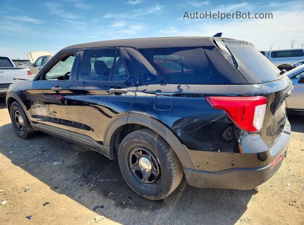 1FM5K8AC1NGB76945 2022 FORD EXPLORER Black Հետևի ձախ