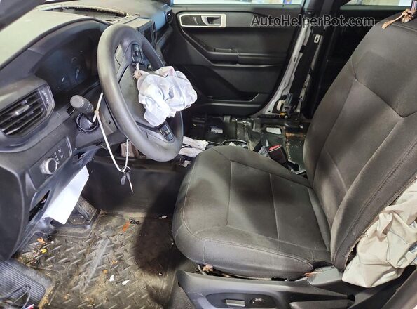 1FM5K8AC2NGA92942 2022 FORD EXPLORER White Widok wnętrza z przodu