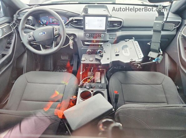 1FM5K8AC6SGB33486 2025 FORD EXPLORER Black Առջևի վահանակի տեսք