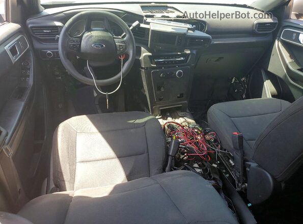 1FM5K8AC9PGA34555 2023 FORD EXPLORER Gray Вид панелі приладів