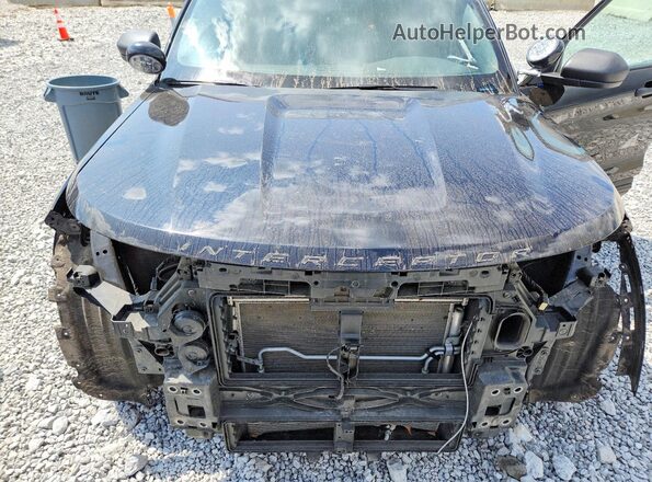 1FM5K8AC9PGC17681 2023 FORD EXPLORER Black Vista del compartimento del motor