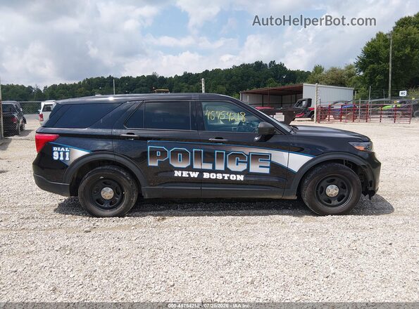 1FM5K8ACONGB74152 2022 FORD POLICE INTERCEPTOR Black Vista interior trasera