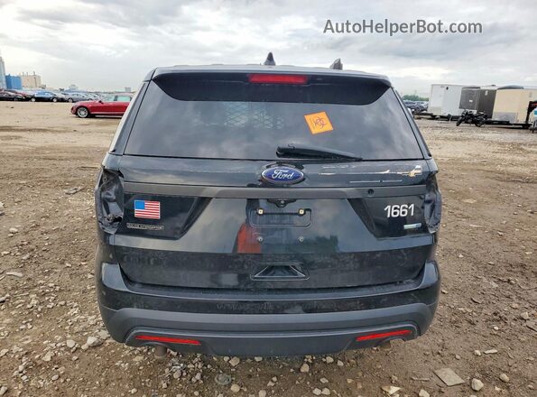 1FM5K8AR0GGA78206 2016 FORD EXPLORER Черный Вид сзади