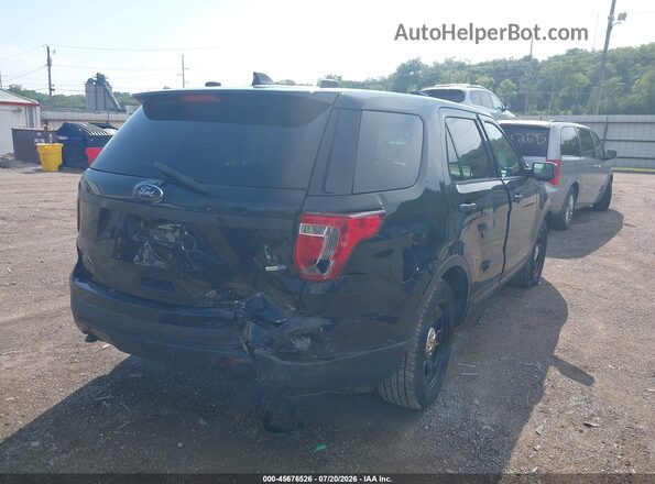 1FM5K8AR0HGD66843 2017 FORD UTILITY POLICE INTERCEPTOR Black Задня права чверть