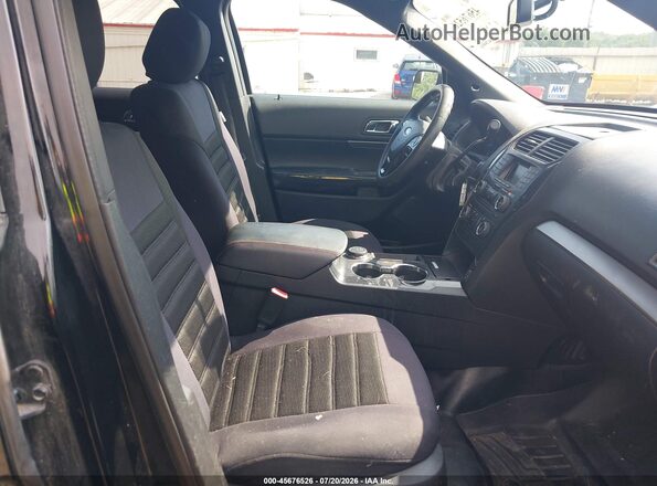 1FM5K8AR0HGD66843 2017 FORD UTILITY POLICE INTERCEPTOR Black Вид салону спереду