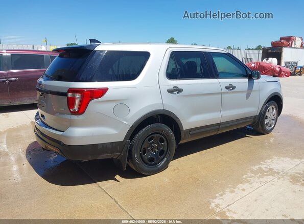 1FM5K8AR1GGC07439 2016 FORD UTILITY POLICE INTERCEPTOR Silver Rear right