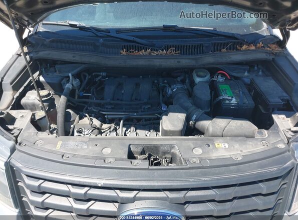 1FM5K8AR1GGC07439 2016 FORD UTILITY POLICE INTERCEPTOR Silver Rear view