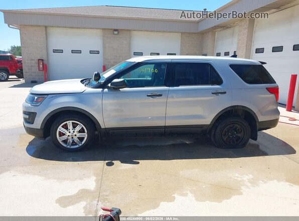 1FM5K8AR1GGC07439 2016 FORD UTILITY POLICE INTERCEPTOR Silver 360 interior view