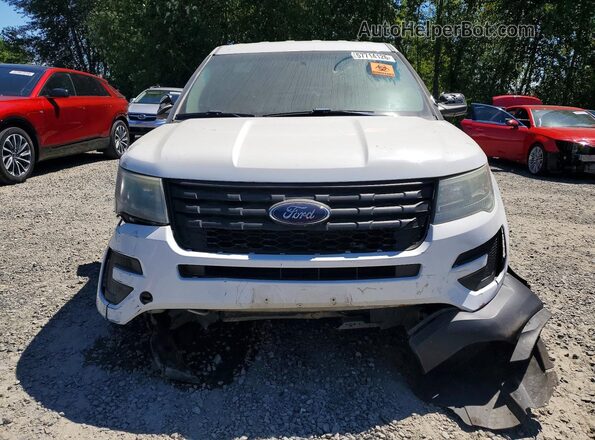 1FM5K8AR1GGC08445 2016 FORD EXPLORER White Front view