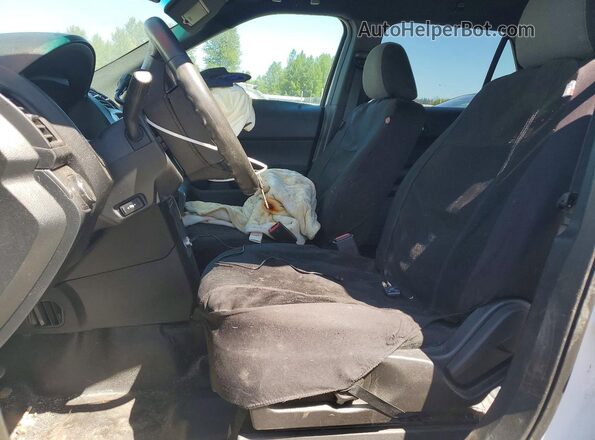 1FM5K8AR1GGC08445 2016 FORD EXPLORER White Front interior view