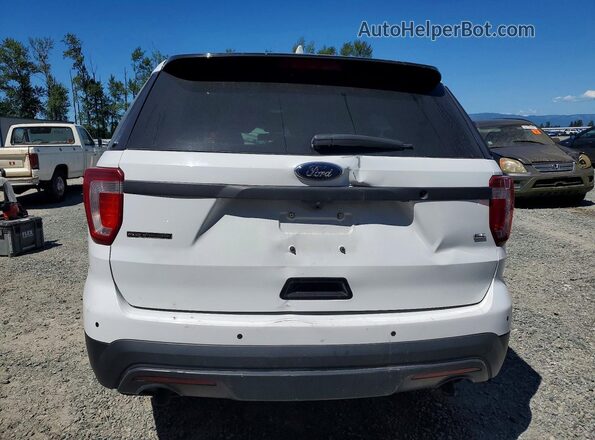 1FM5K8AR1GGC08445 2016 FORD EXPLORER White Rear view