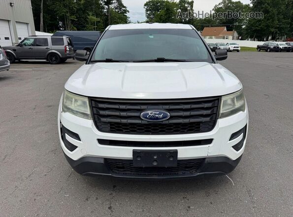 1FM5K8AR1GGD30237 2016 FORD EXPLORER White Widok z tyłu