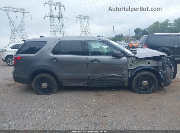1FM5K8AR1HGD25279 2017 FORD UTILITY POLICE INTERCEPTOR Gray Սալոնի 360 աստիճան տեսք