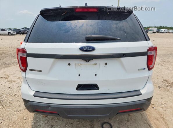 1FM5K8AR1JGC43882 2018 FORD EXPLORER White Вид ззаду