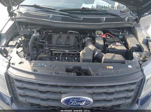 1FM5K8AR1JGC88000 2018 FORD POLICE INTERCEPTOR Blue Հետևի տեսք