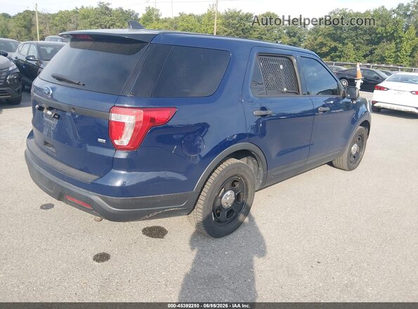 1FM5K8AR1JGC88000 2018 FORD POLICE INTERCEPTOR Blue Հետևի աջ