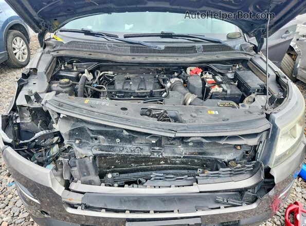 1FM5K8AR2GGC26050 2016 FORD EXPLORER Gray უკანა სალონის ხედი