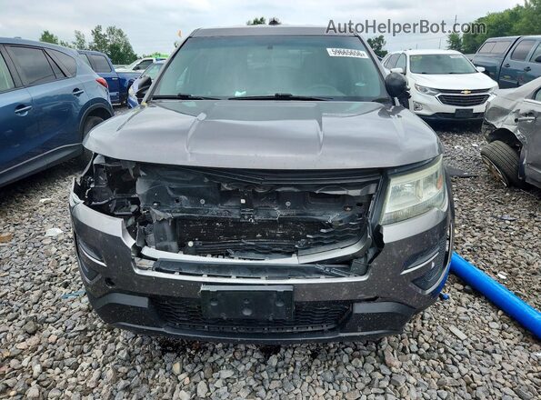 1FM5K8AR2GGC26050 2016 FORD EXPLORER Gray წინა ხედი