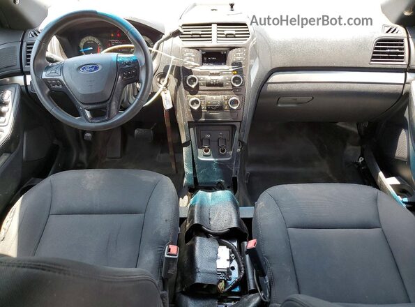 1FM5K8AR2GGD05508 2016 FORD EXPLORER Black Dashboard view