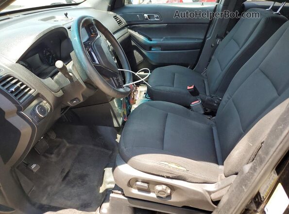 1FM5K8AR2GGD05508 2016 FORD EXPLORER Black Front interior view