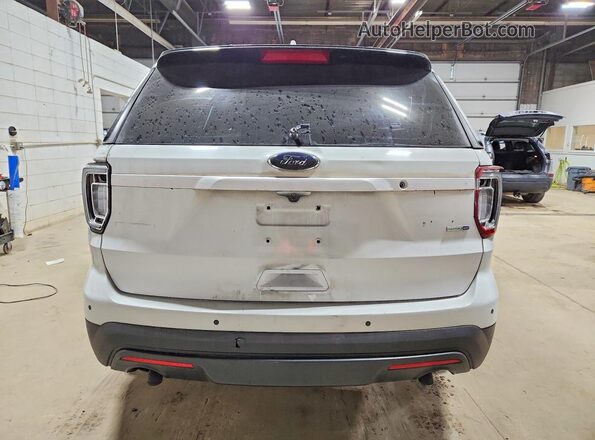 1FM5K8AR2HGA24567 2017 FORD EXPLORER White Rear view