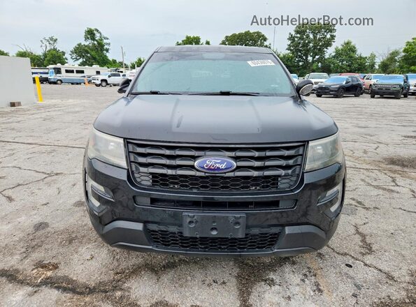 1FM5K8AR2HGC34697 2017 FORD EXPLORER Черный Вид спереди