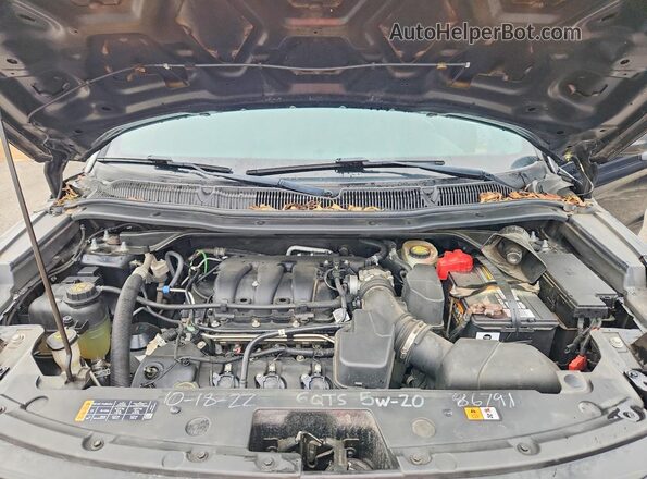 1FM5K8AR2HGC34697 2017 FORD EXPLORER Черный Вид подкапотного пространства