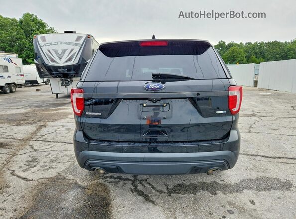 1FM5K8AR2HGC34697 2017 FORD EXPLORER Черный Вид сзади